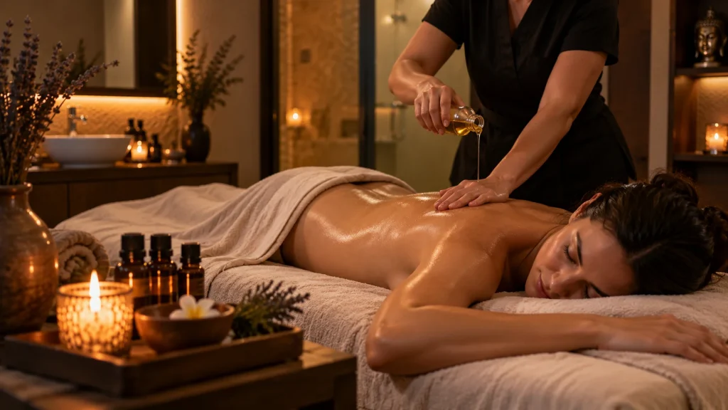 Essential Oil Aroma Massage Plus Massage